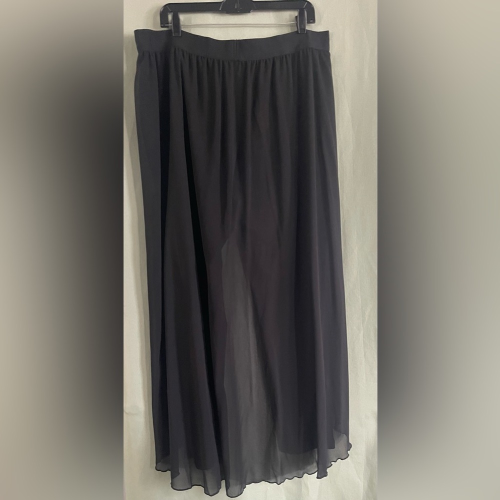 Leggings with a chiffon overlay - Picture 7 of 11